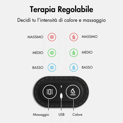 FisioBack - Massaggiatore 3 in 1 per la schiena