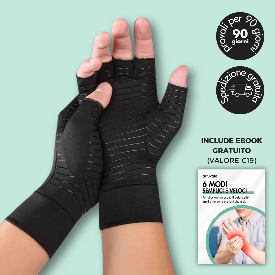 ARTUVATE® Guanti premium a compressione per il dolore alle mani